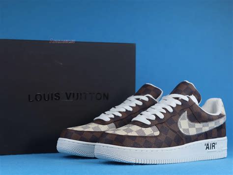 louis vuitton air force 1 brown